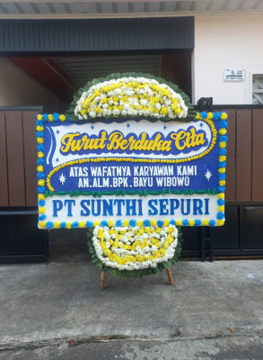Papan Bunga Duka di Kadu Kempong